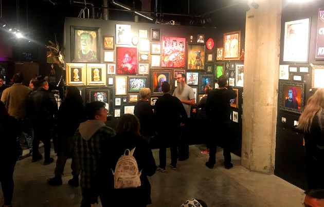 Inside the Dart Art Emporium gallery in Long Beach, California